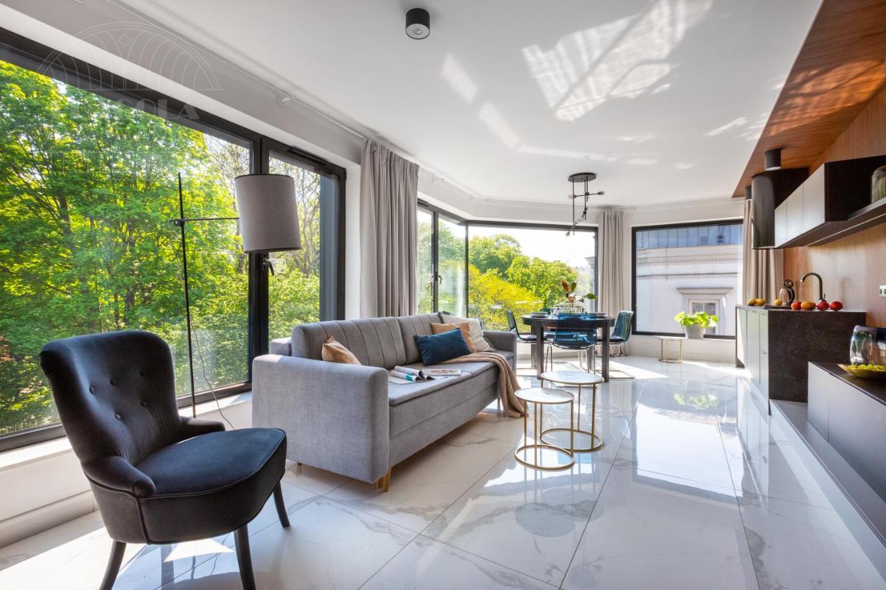 Appartamento Modern View Of Planty Park Cracovia Esterno foto