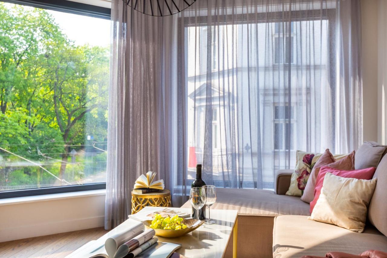 Appartamento Modern View Of Planty Park Cracovia Esterno foto