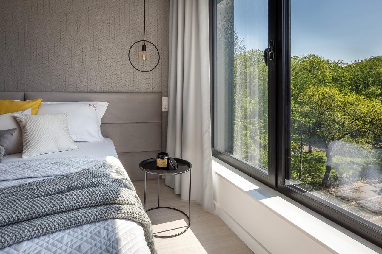 Appartamento Modern View Of Planty Park Cracovia Esterno foto