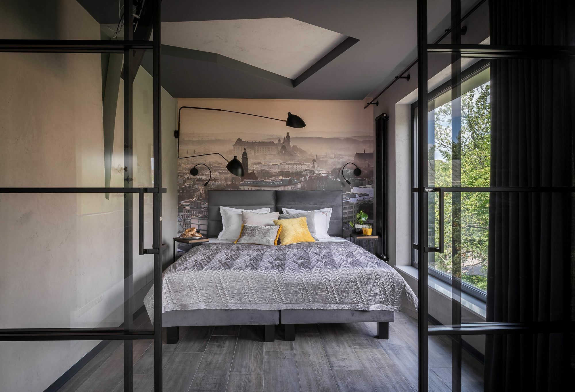 Appartamento Modern View Of Planty Park Cracovia Esterno foto