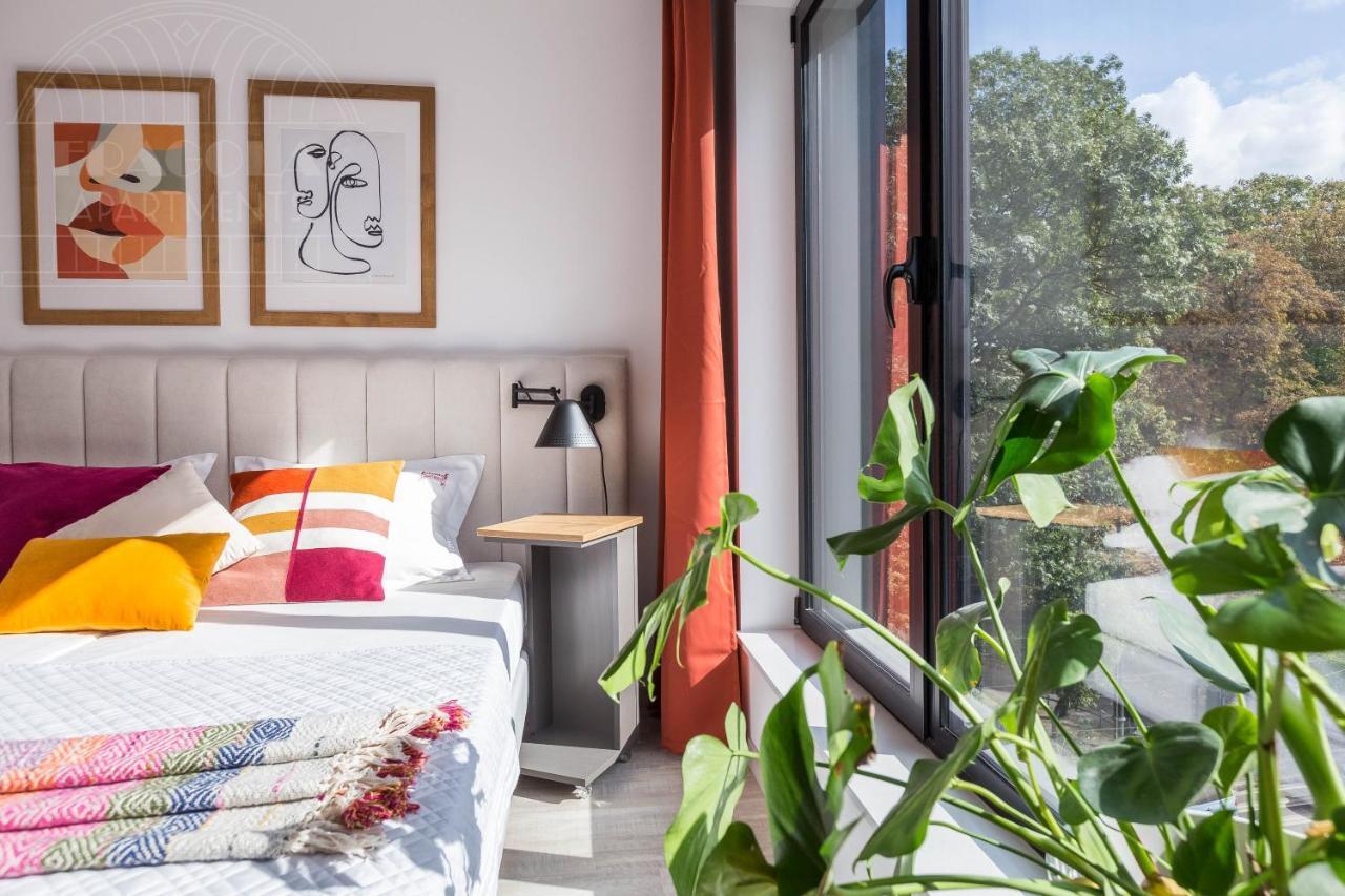 Appartamento Modern View Of Planty Park Cracovia Esterno foto